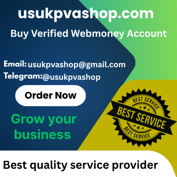 Buy Verified Webmoney Account